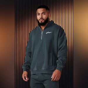 520 - SUNDAY QUARTER ZIPS YOUNGLA Size Medium